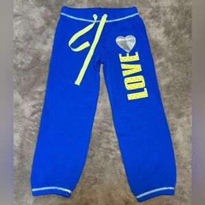 Justice - Girl’s Blue Joggers, Size - 6